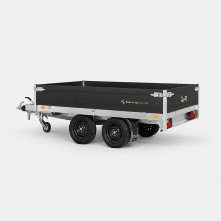 Remorque Saris Plateau Black Edition 276 150 - 2000 Kg
